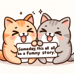 Cat's Cozy Quotes Stamp Set