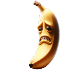 Emoji Engraçado de Banana