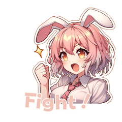 Sakura Rabbit Stickers