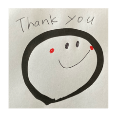 ひとことあいさつのスタンプ