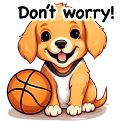 Dog love basketball(English version)