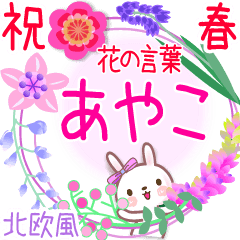 Ayaco's Flower words in spring