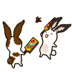 Rabbit New Year in Japan