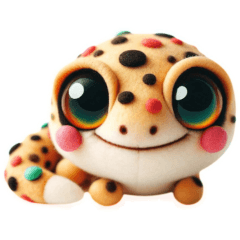 Various Reptile-Like Plush Toy Stickers