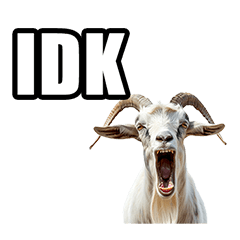 Goat phrases in English - LINE スタンプ | LINE STORE