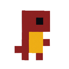 Little Dinosaur and Flower Cube Chapter