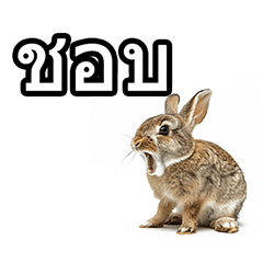 Rabbit phrases in Thai