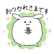 Fluffy Rabbits sticker