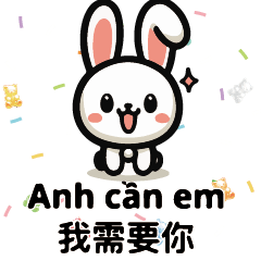 可愛兔兔卡通糖果越南Việt Nam3
