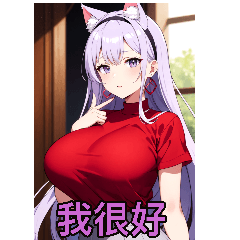 Anime Cat-Eared Girl 2 Daily Language