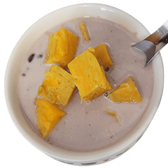 食物系列 : 阿公阿嬤的紅豆牛奶 #18