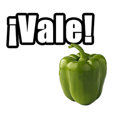 Green pepper phrases in Spanish