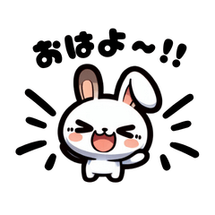 Happy rabbit Japanese