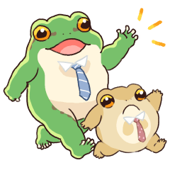 Japanese tree frog Sticker 16