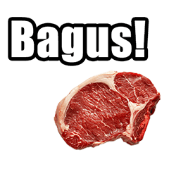 Raw meat phrases in Indonesian