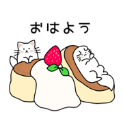 The Fluffy Cats Stickers the 2nd