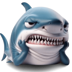 Furious Shark Boss Emojis