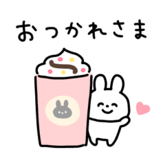 yuru rabbit sticker  simple