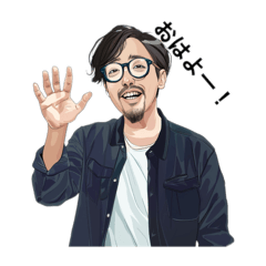 らきお似顔絵スタンプ１