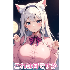 Anime Cat-eared Girl 3 Daily Language 1