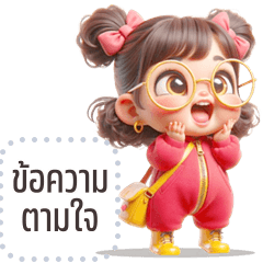 Message Stickers: Namkhing cute girl