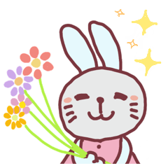 cute rabbit everyday stlcker