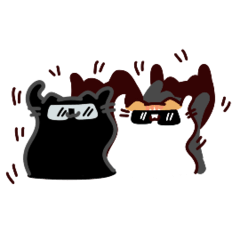 Blackie and Fluffy Dance dance all night