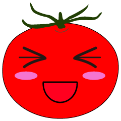 happy red tomato