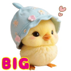 cute little chick sticker by keimaru