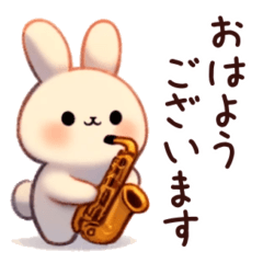 Saxophone Bunny