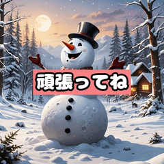 Snowman's Winter Scenes