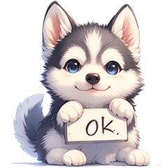 Husky Puppy(Japanese)