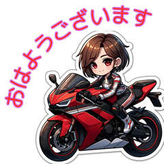 バイク女子　中型　レーサーバイク編