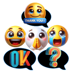 3D Emoji Stickers