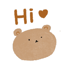 Bear says hello