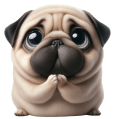 Funny Pug Emoji