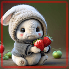 Strawberry Bunny Usatan