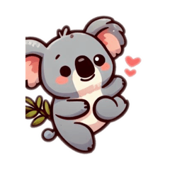 Cute koala stickers R