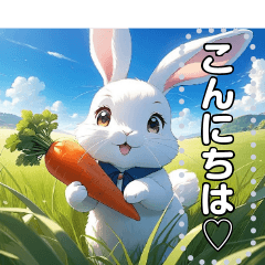 High Quality White Rabbit