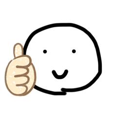Simple hand drawn emoji