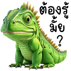Funny iguana (THAI)