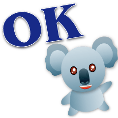 Cute koala - practical greetings 240505