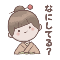 JAPANESE KIMONO GIRLS STICKER