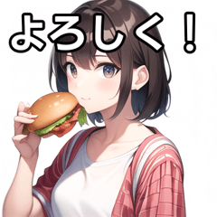 hamburger summer clothes girls