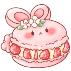 Dessert with bunny