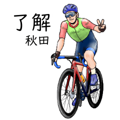 Akita's realistic bicycle