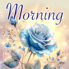 Morning greetings in watercolor flower4