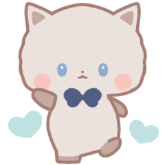 Everyday sweet cat sticker