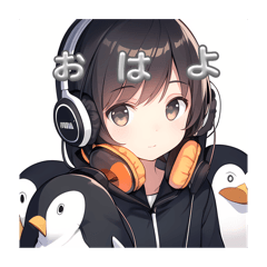 Cute Penguin girl