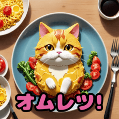 Cat-Inspired Foodie Stickers3